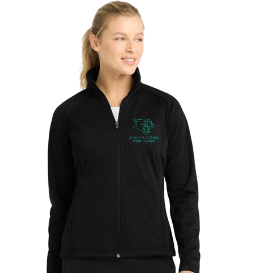 Antelope Crossing Middle School Embroidered Full Zip Track Jacket (Men's & Women's)