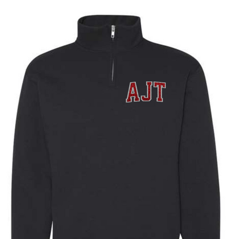 Glitter Flake AJT Quarter Zip Sweatshirt