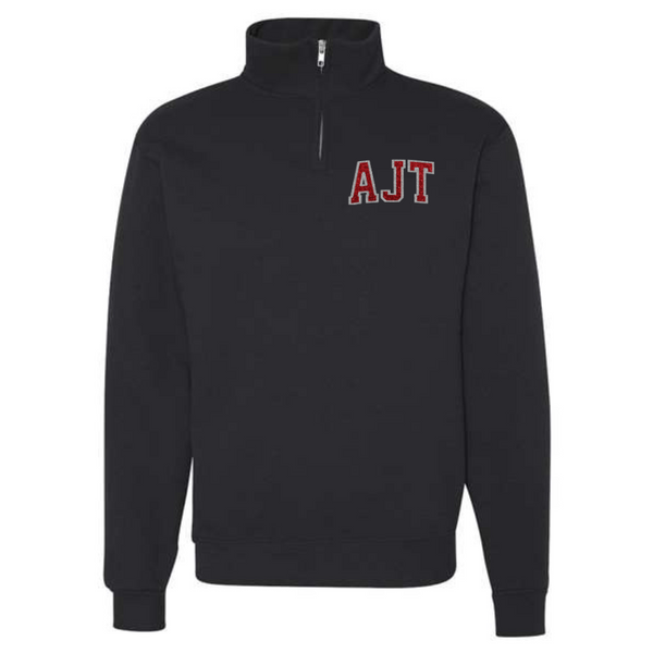Glitter Flake AJT Quarter Zip Sweatshirt