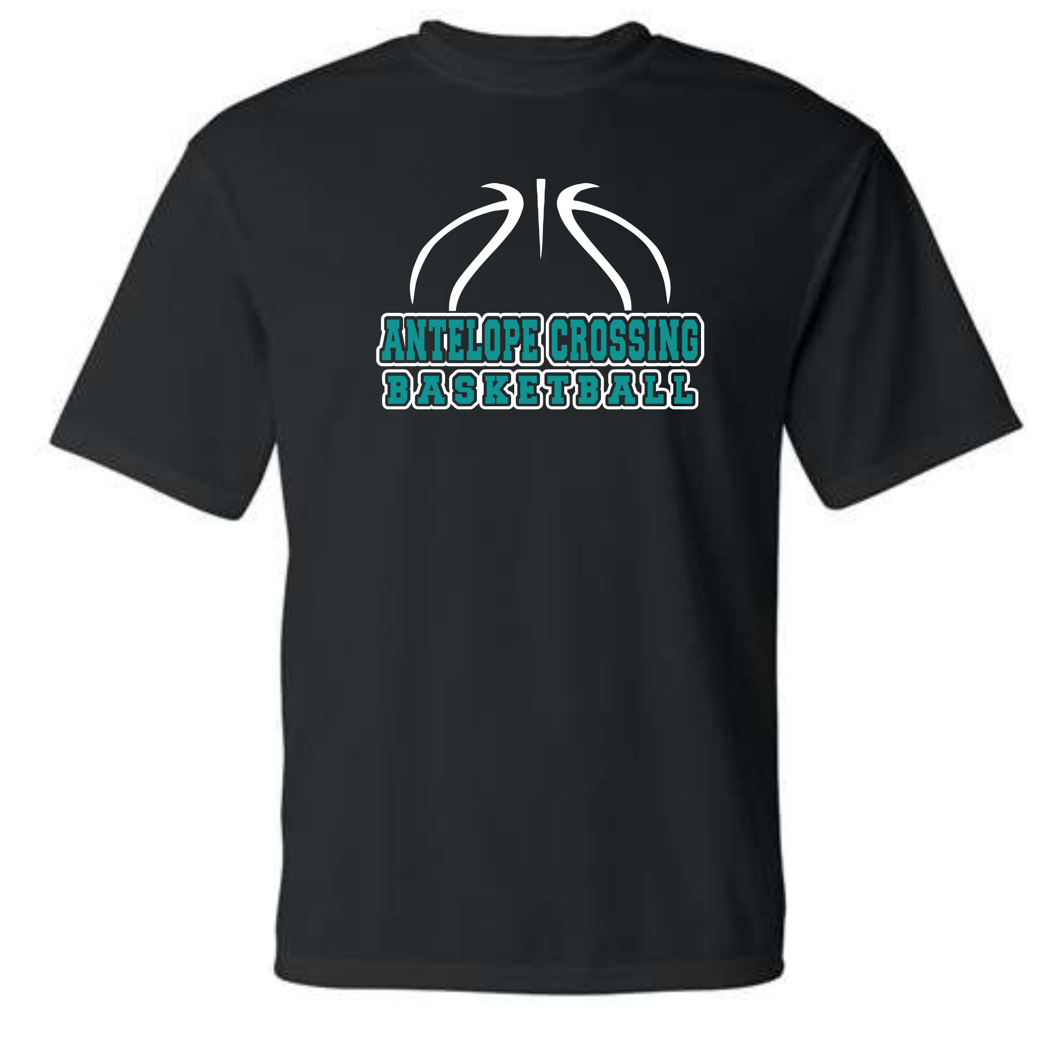 Antelope Crossing Basketball Short Sleeve Shirt (Regular Tee or Performance)
