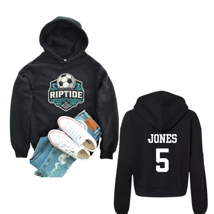 Riptide Hoodie, Logo & Name + Number