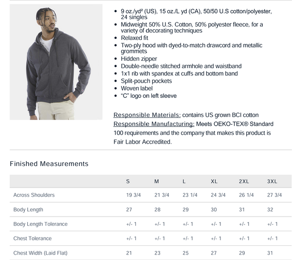ED Tech Full Zip Hoodie