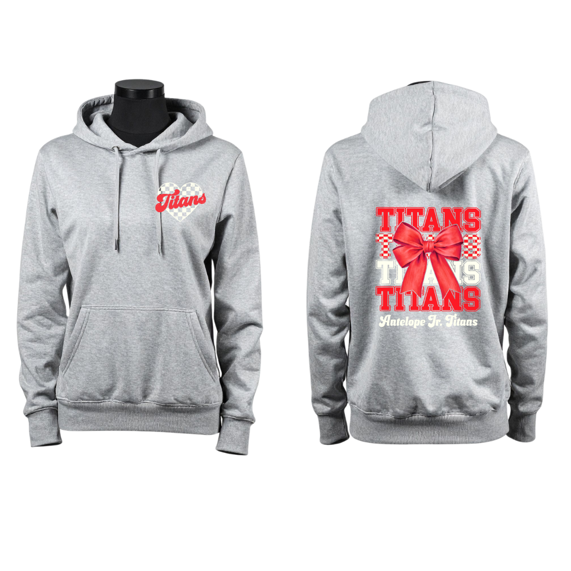 Junior Titans Bow Hoodie