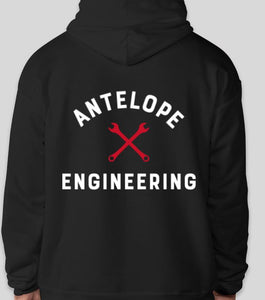 Antelope Engineering Black Hoodie (Heavyweight)