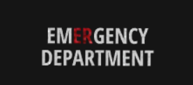 Glitter EmERgency Department Short Sleeve Shirt