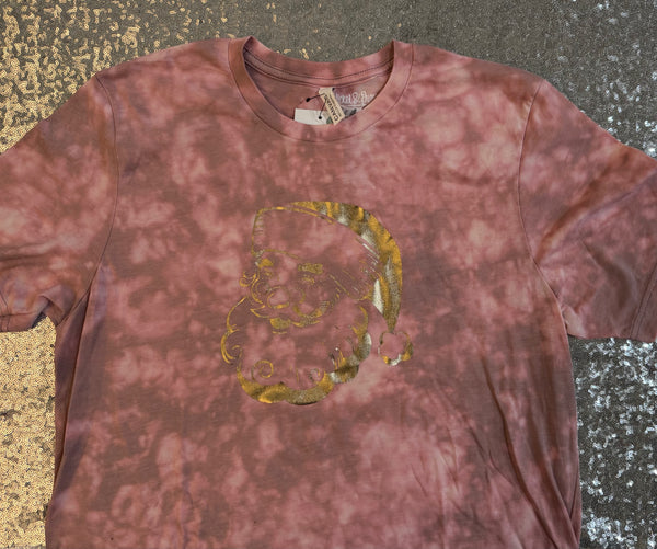 Distressed Santa Bella Unisex Tee Size XL