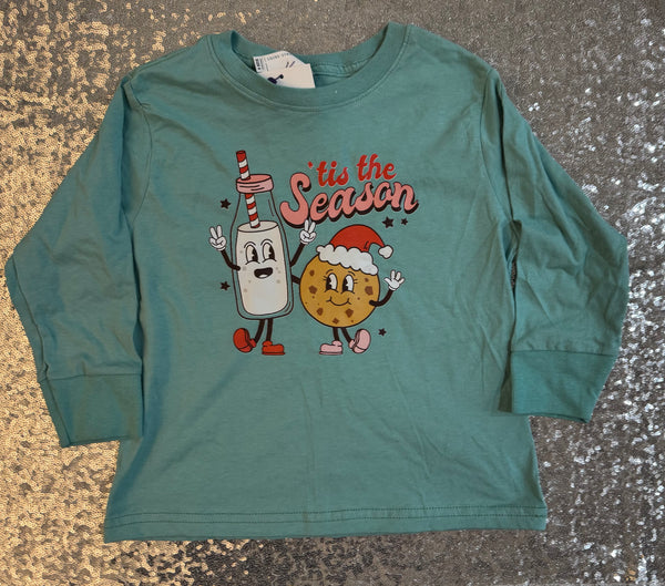 'tis the Season long sleeve tee Toddler Size 2