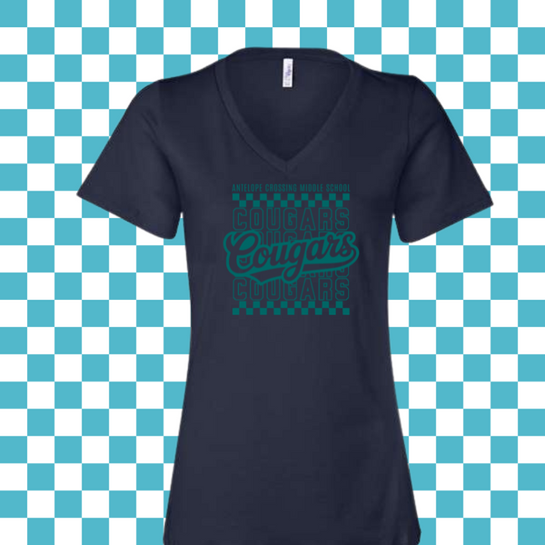ACMS Cougars Retro Shirt (Unisex & Women's V-neck)