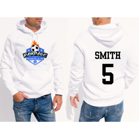 Rampage Hoodie, Logo & Name + Number