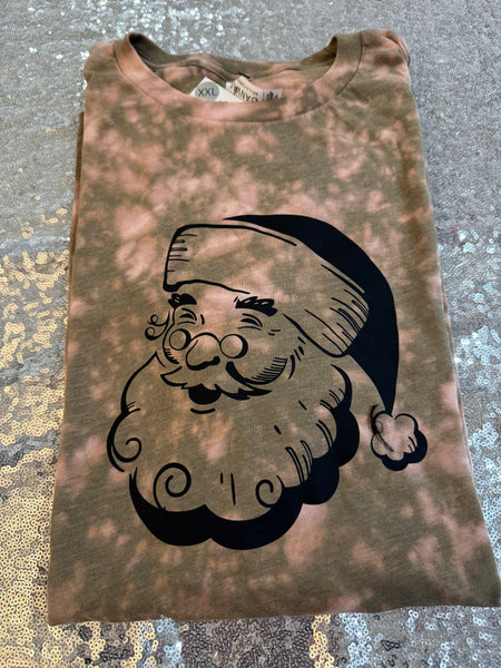 Distressed Santa Bella Unisex Tee Size 2XL