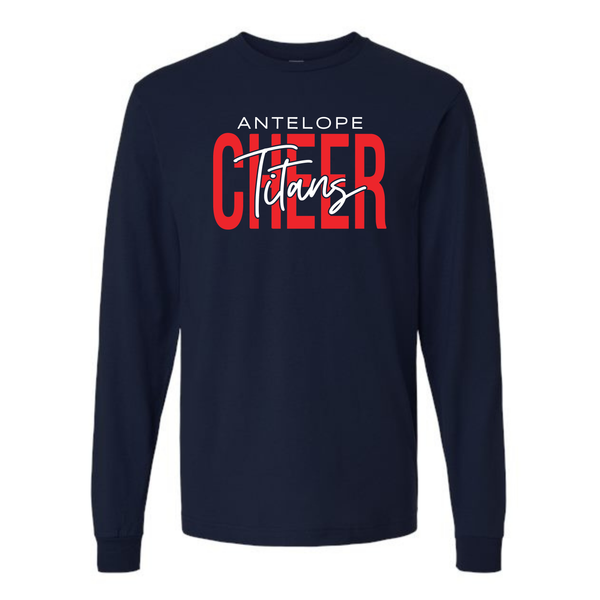 Long Sleeve Titans Cheer (Unisex & Women's)