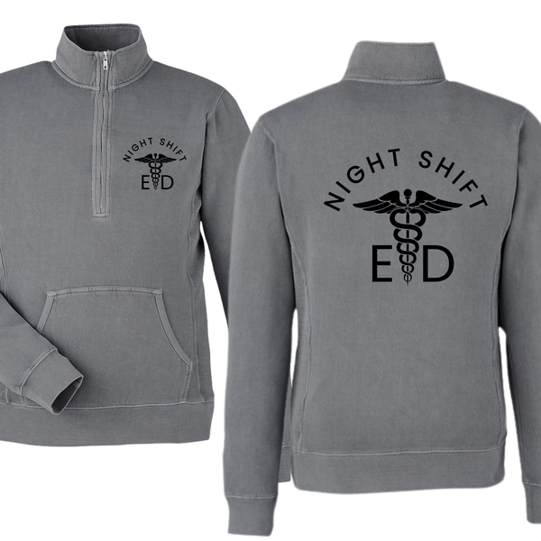Vintage Feel Night Shift ED Quarter Zip