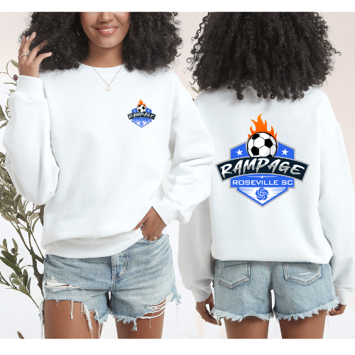 Rampage Double Logo Crewneck Sweatshirt