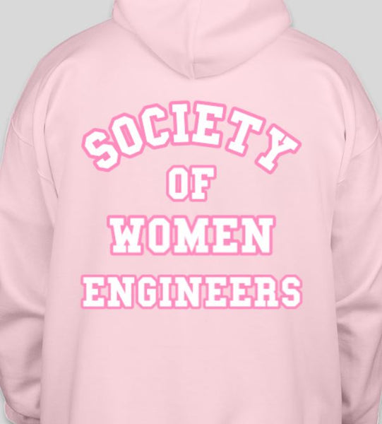 Society of Women Engineers Pink Hoodie (Midweight)