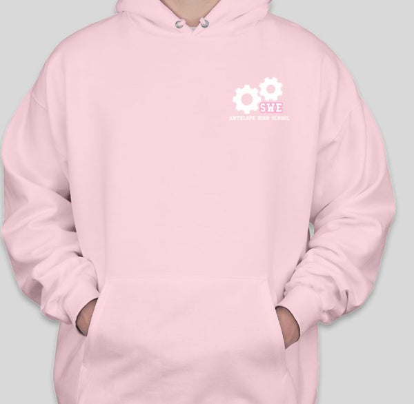 Society of Women Engineers Pink Hoodie (Midweight)