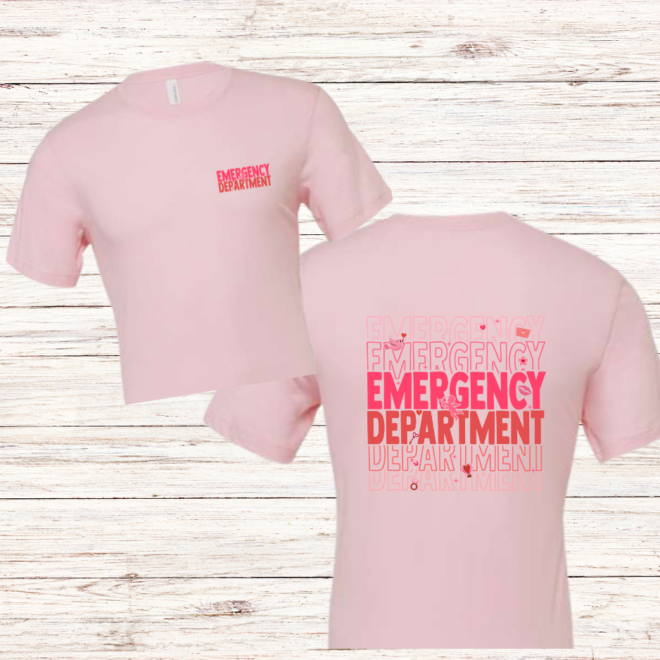 ED Valentines (Front /Back) Short & Long Sleeve