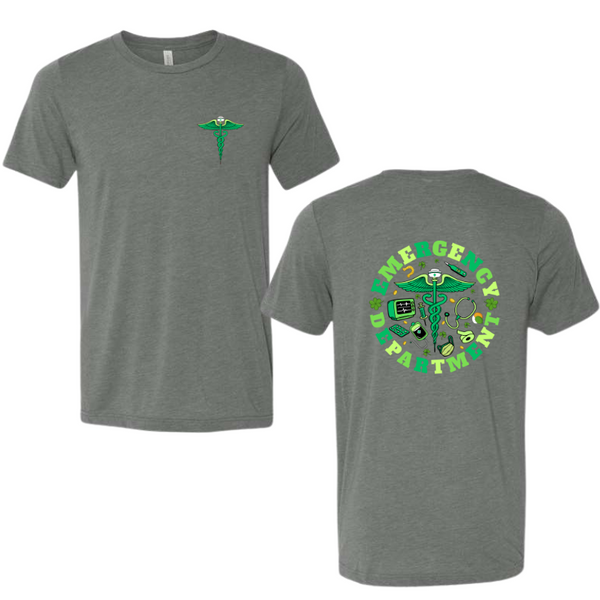 ED St Patricks Day Shirt (Front /Back) Short & Long Sleeve