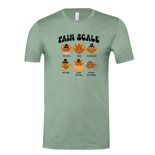 Turkey Pain Scale Tee