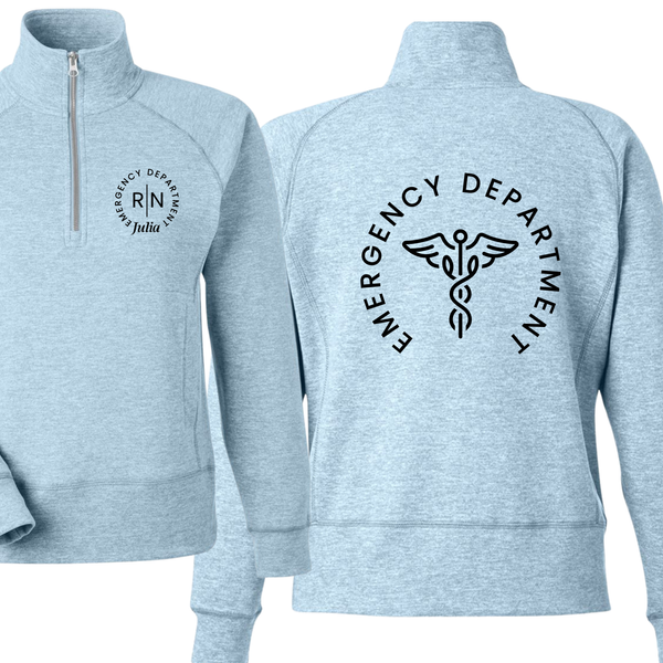 Personalized Emergency Department Quarter Zip