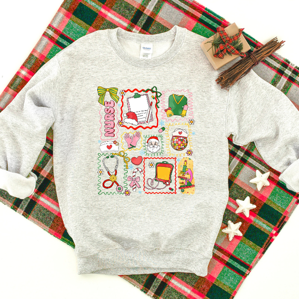 Christmas Coquette Crewneck Sweatshirt