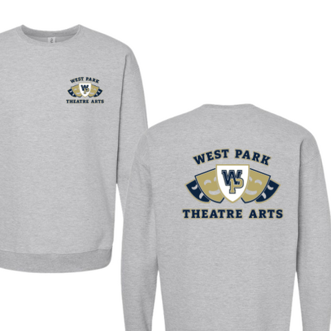 West Park Theatre Arts Sweatshirt Front & Back (Crewneck or Hoodie)