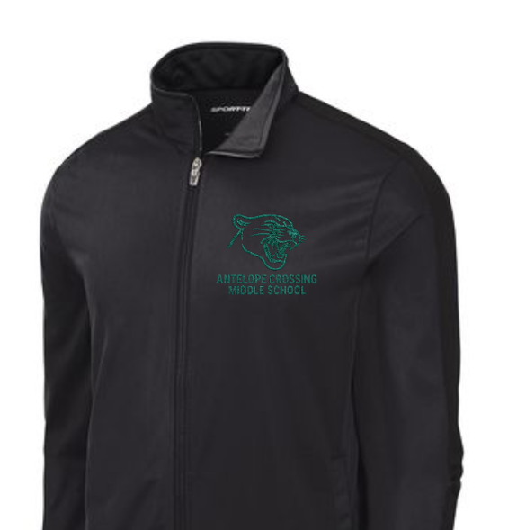 Antelope Crossing Middle School Embroidered Full Zip Track Jacket (Men's & Women's)