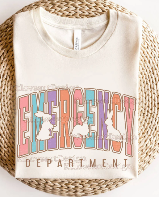 Pastel Emergency Department Shirt