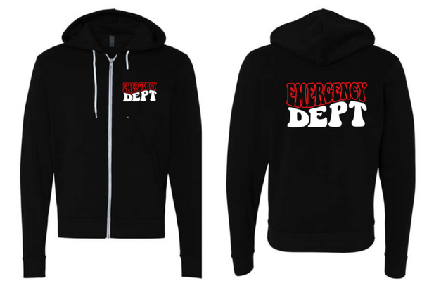 Retro Emergency Department Full Zip Jacket (Bella)