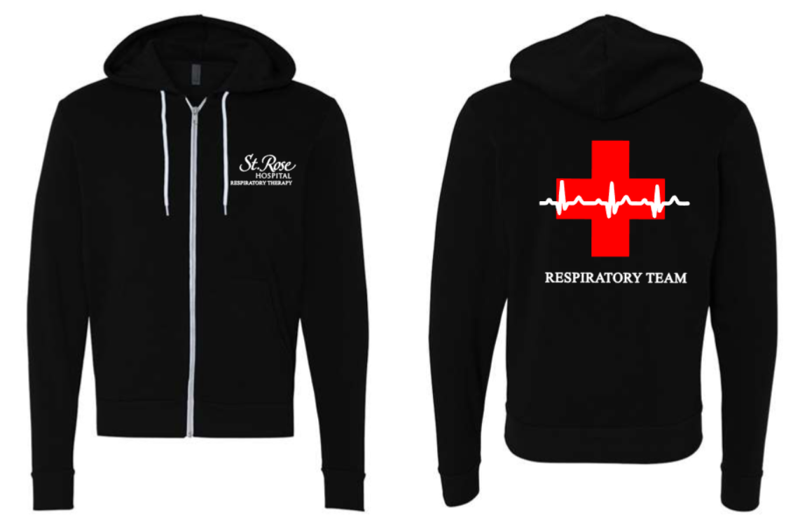 St. Rose Respiratory Therapist Full Zip Jacket