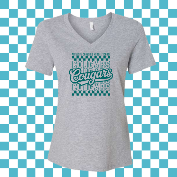 ACMS Cougars Retro Shirt (Unisex & Women's V-neck)