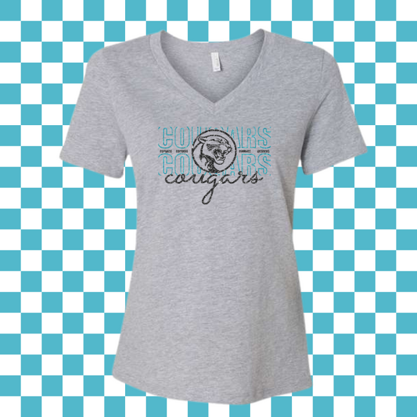 ACMS Cougars Shirt (Unisex & Women's V-neck)