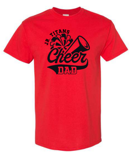 Jr. Titans Cheer Mom/Dad/Sister/Brother Unisex T-Shirt (Youth & Adult)