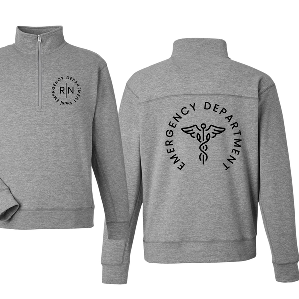 Personalized Emergency Department Quarter Zip
