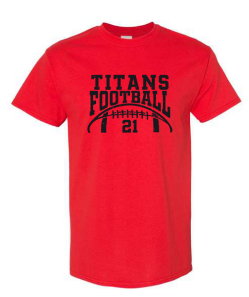 Customized Jr. Titans Football T-Shirt (Youth & Adult