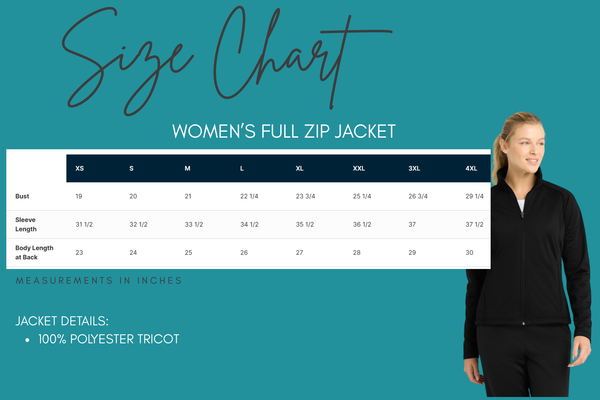 Antelope Crossing Middle School Embroidered Full Zip Track Jacket (Men's & Women's)