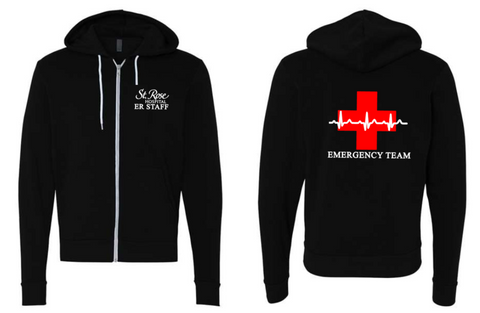 St. Rose ER Staff Full Zip Jacket