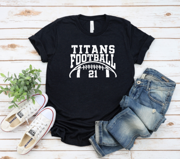 Customized Jr. Titans Football T-Shirt (Youth & Adult