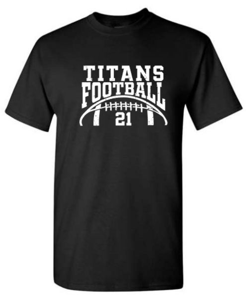 Customized Jr. Titans Football T-Shirt (Youth & Adult