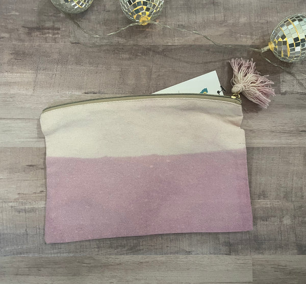 Creativity is Power Hand Dyed Zipper Pouch