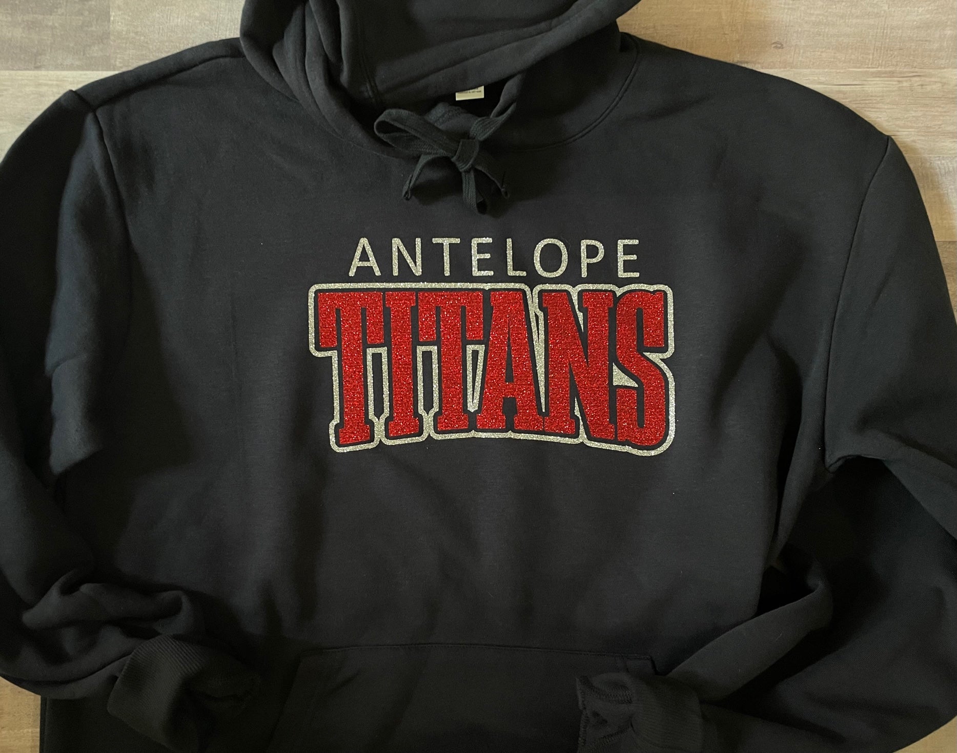 Glitter Antelope Titans Cozy Fleece Hoodie (Adult)