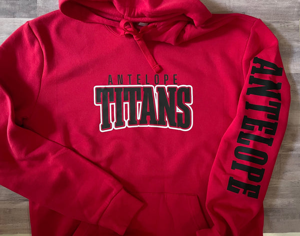 Antelope Titans Cozy Fleece Hoodie (Adult)