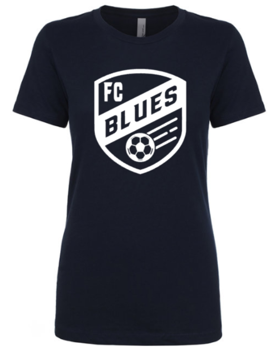 Blues FC Womens Triblend Crewneck Tee