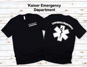 Regular Print Emergency Short Sleeve Tee