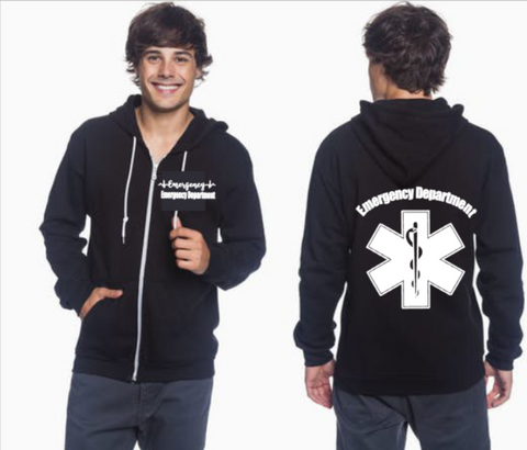 Regular Emergency Zip Up Sweatshirt