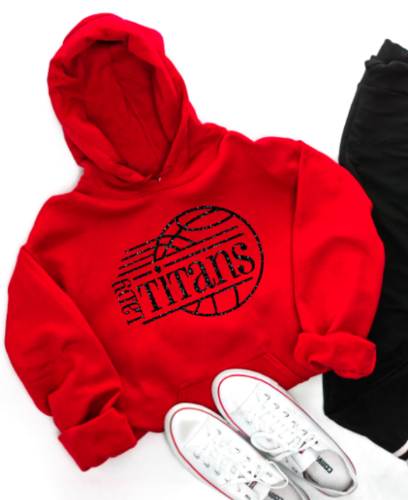 Glitter Lady Titans Hoodie Sweatshirt (Youth & Adult)