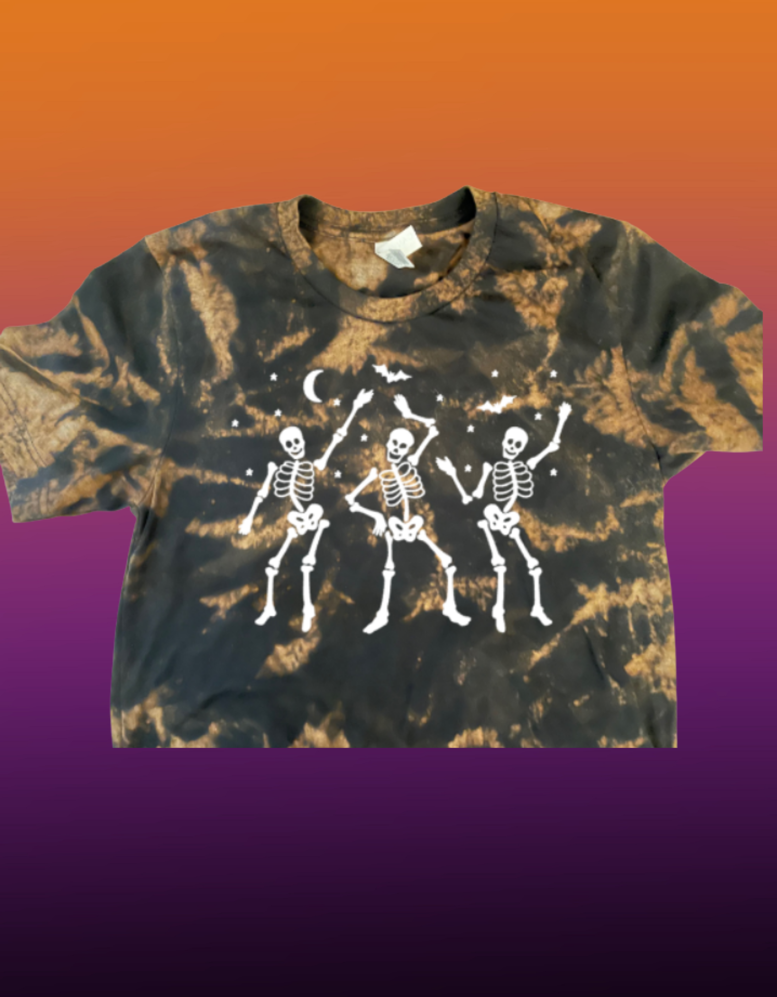 Distressed Dancing Skelly Tee